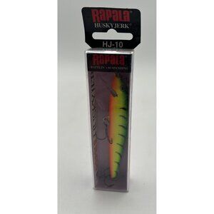 Rapala JH10FT 4" Suspending Rattlin Huskyjerk 3/8 Oz Fire Tiger